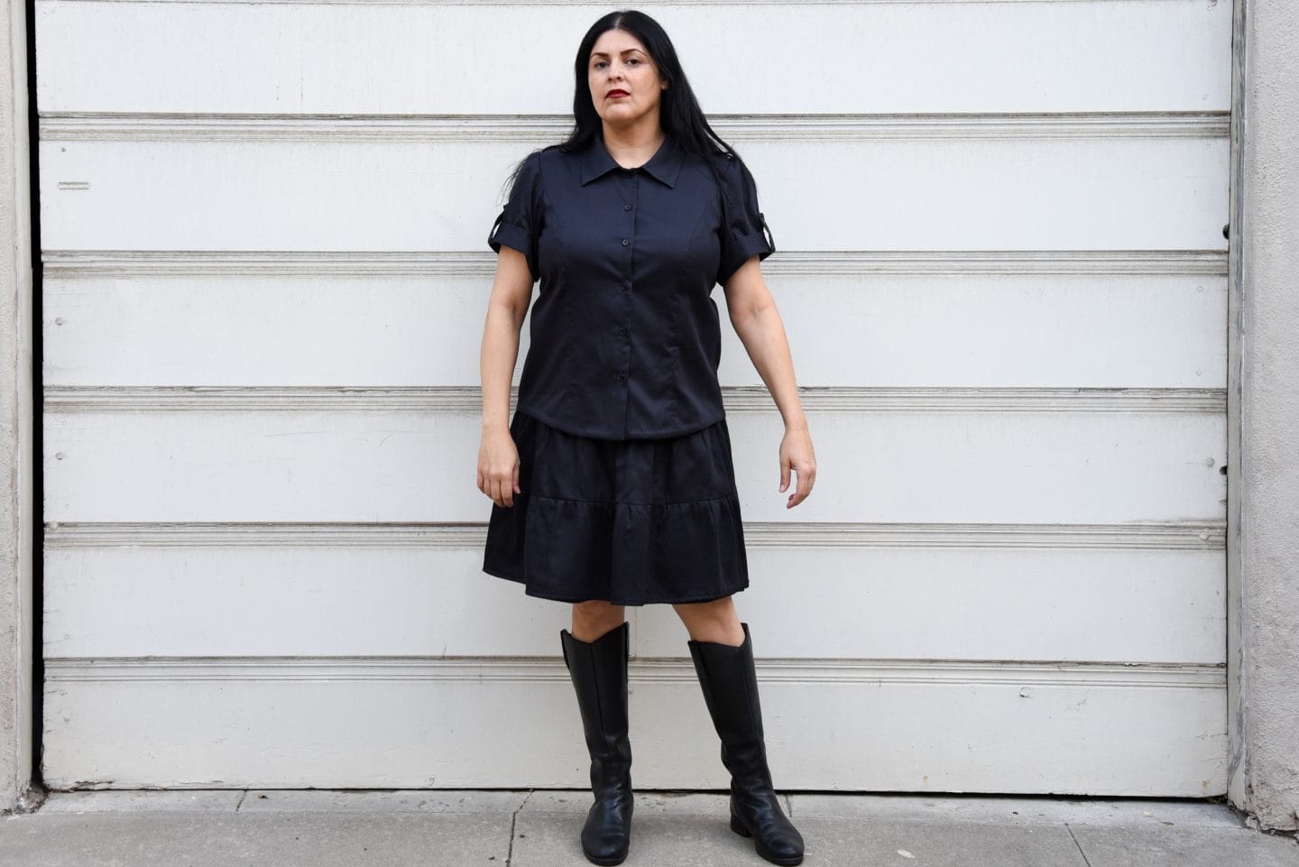 outfit gothic untuk pergi ke pesta